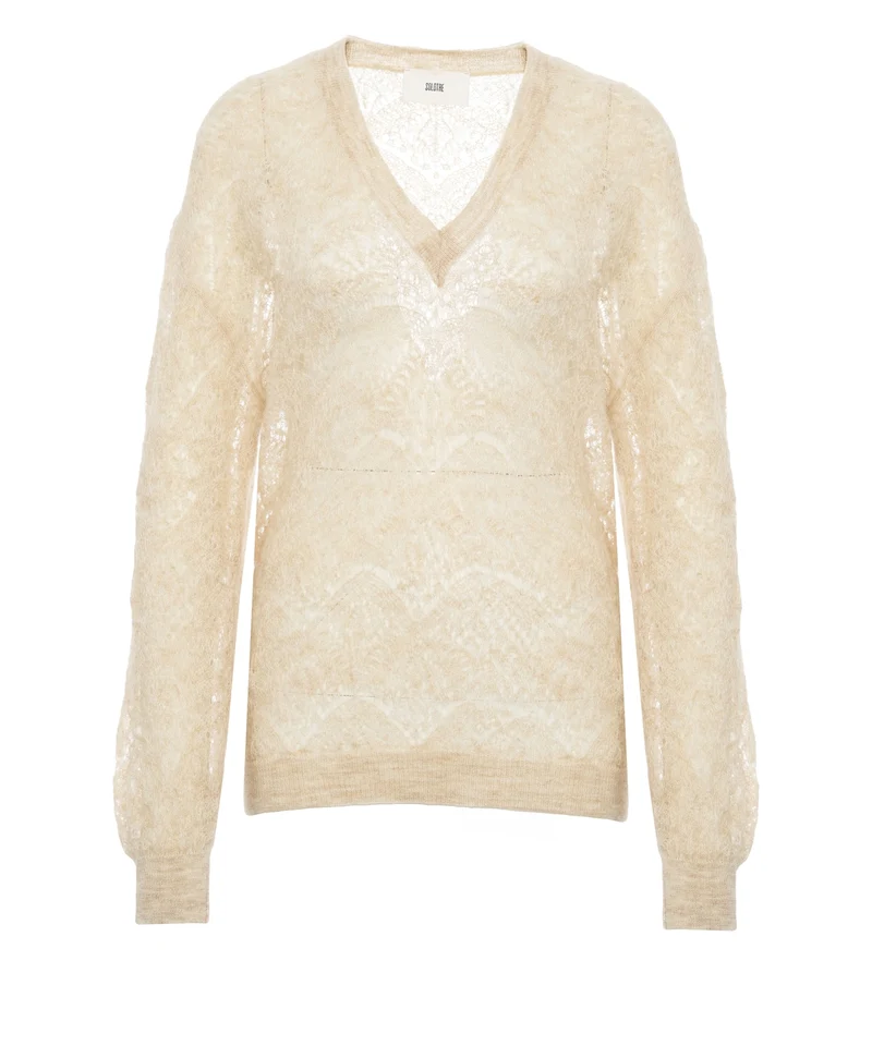 Pullover con scollo a V