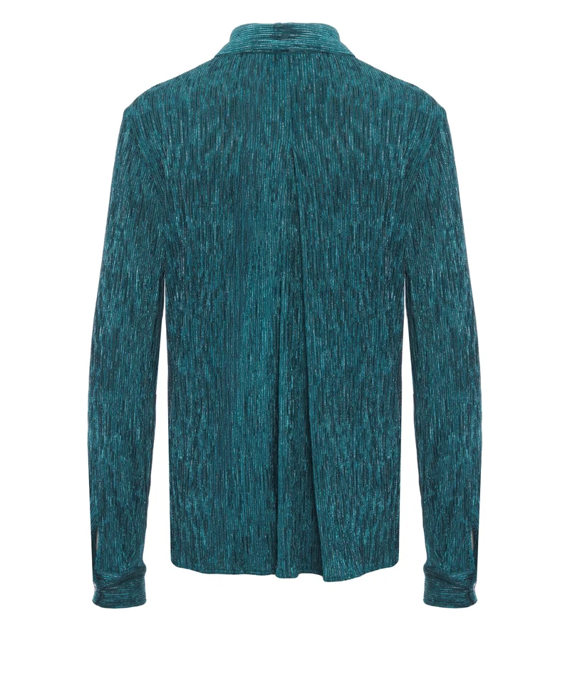 Camicia con dettaglio plissettato