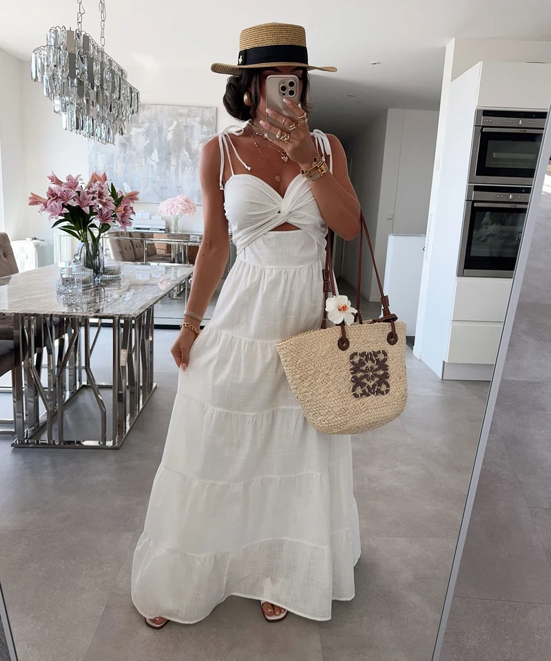 Kleid Elin Weiß