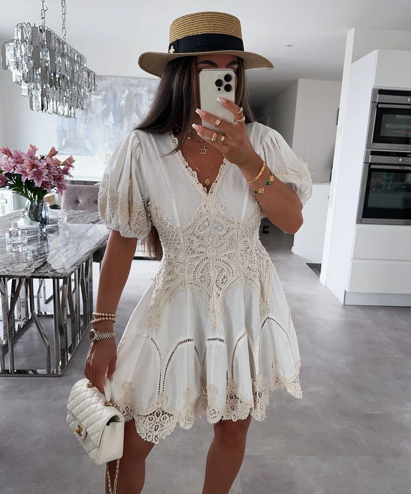 Kleid Nola Weiß
