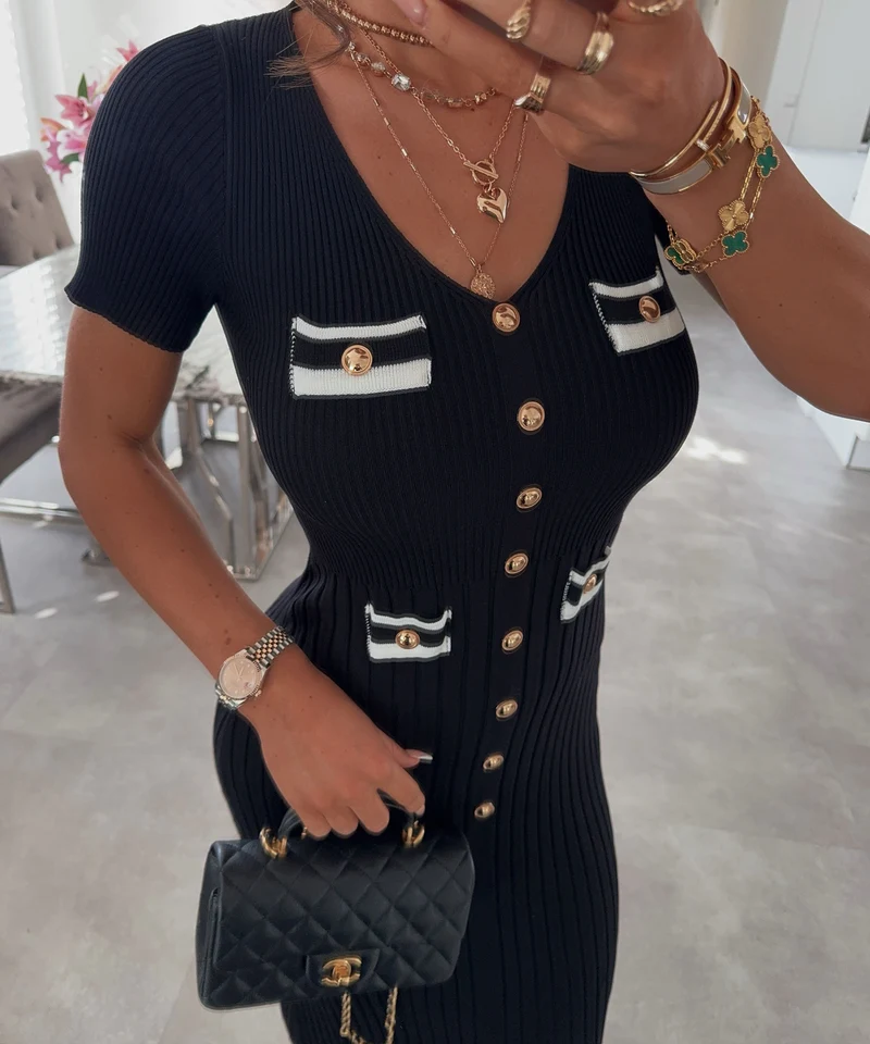 Kleid Augustina Schwarz