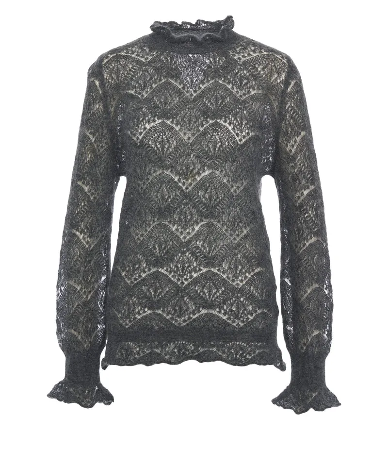 Maglia semitrasparente