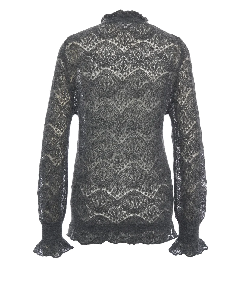 Maglia semitrasparente