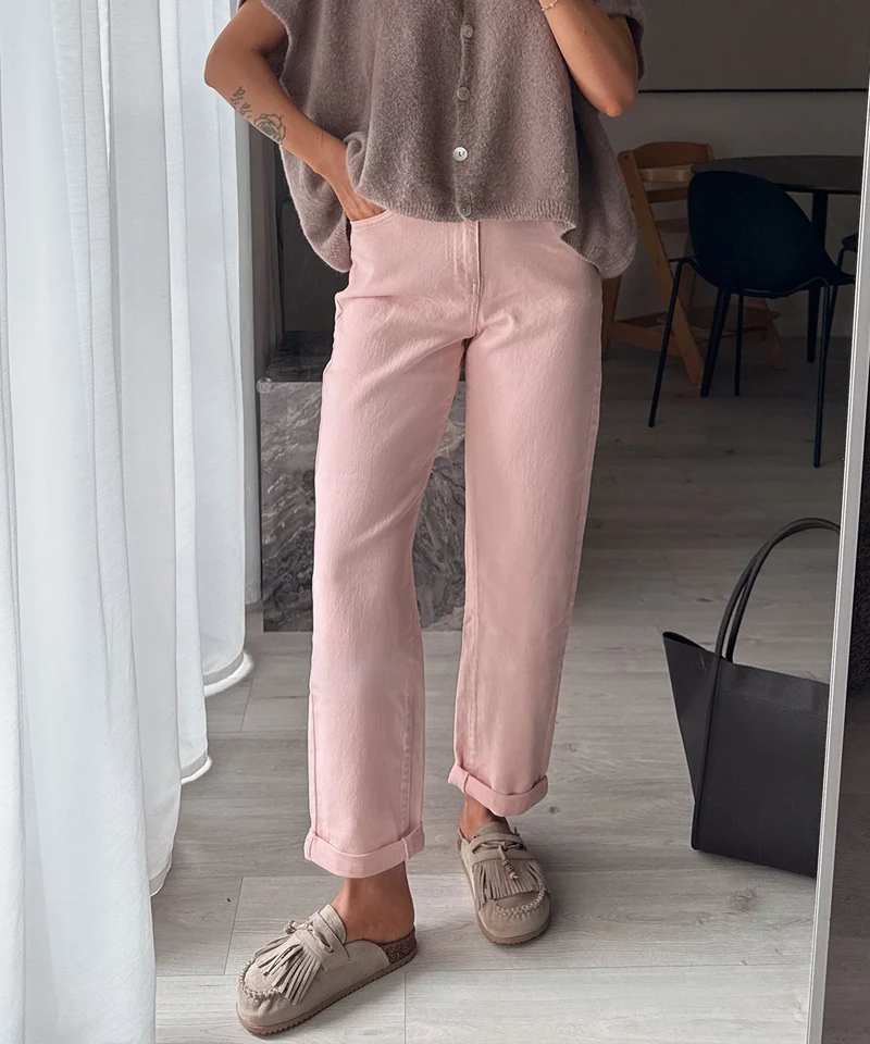 Pantoletten Rina Beige