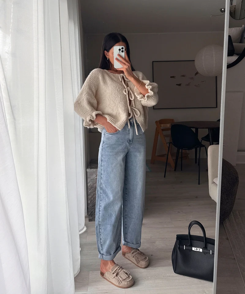 Pantoletten Rina Beige