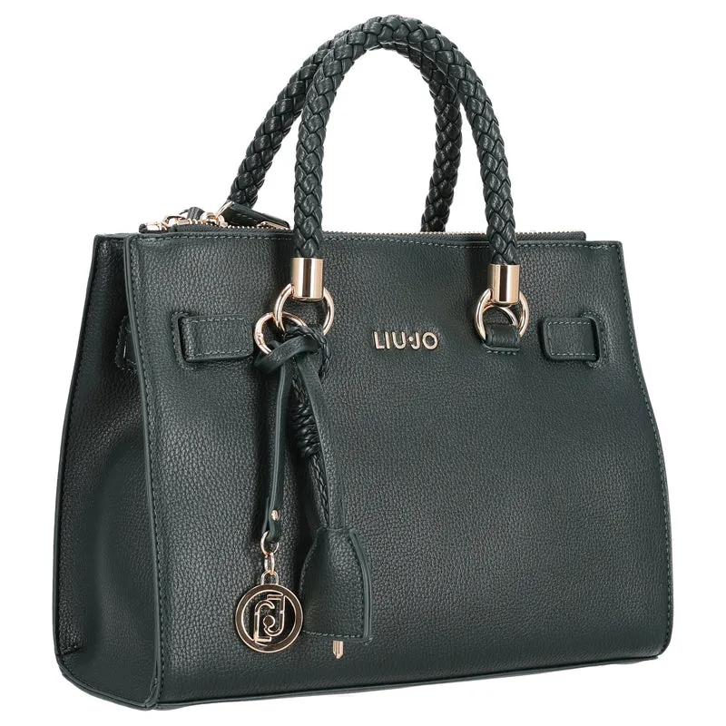 Liu Jo Manh ECS Satchel - Bolso de mano S 27 cm (foresta)
