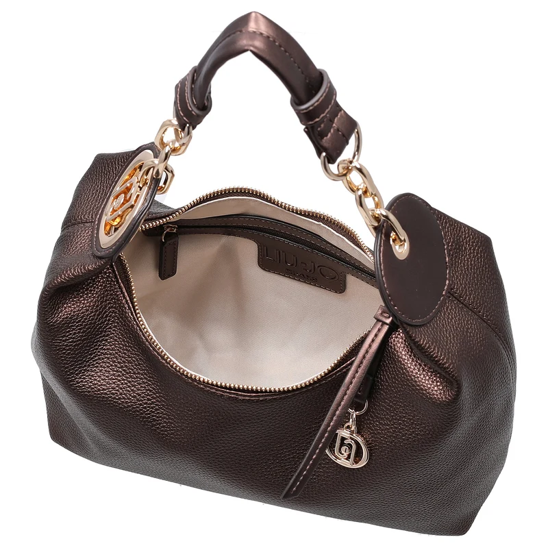Liu Jo ECS Hobo S - Bolso de hombro 26 cm (t.moro met.)