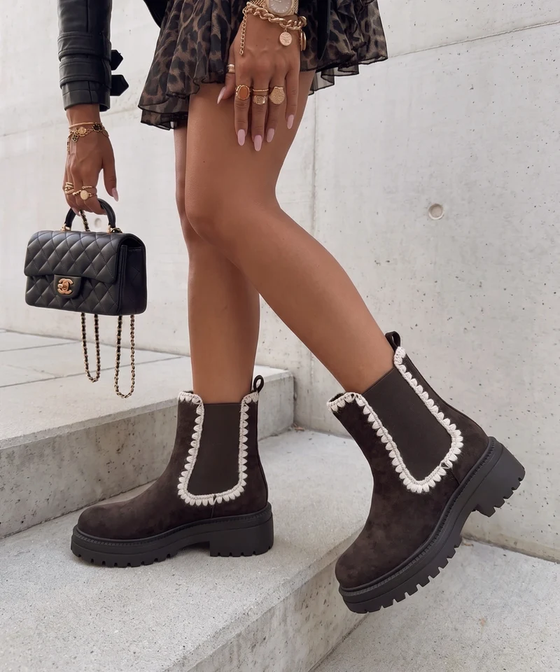 Stiefeletten Mavi Braun