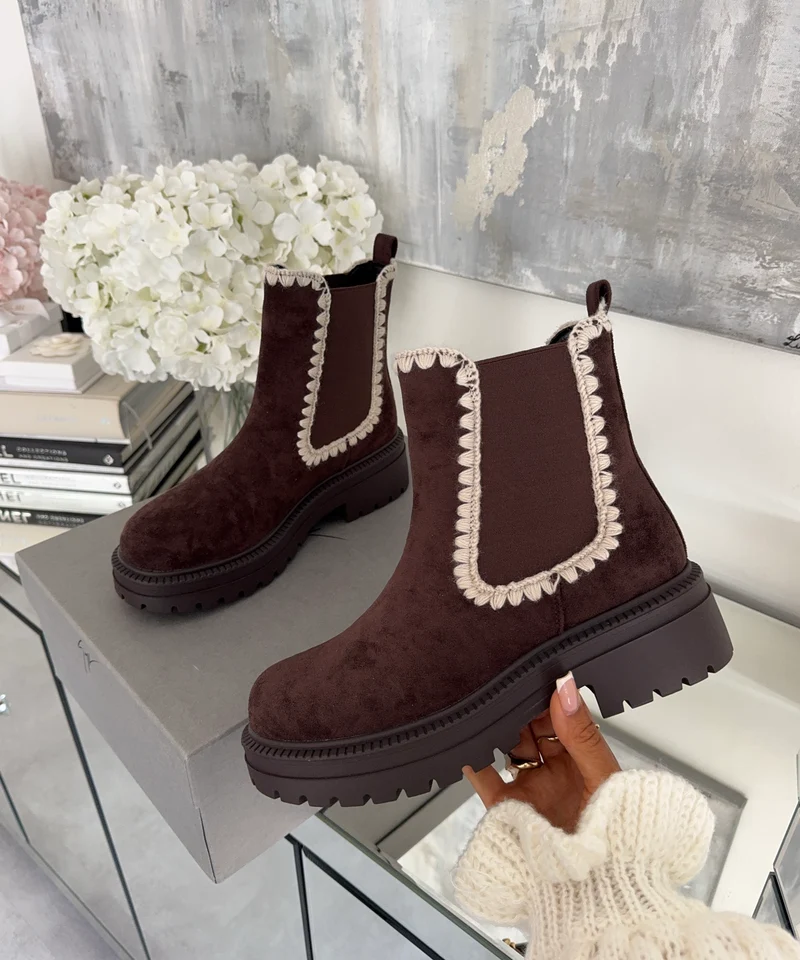 Stiefeletten Mavi Braun