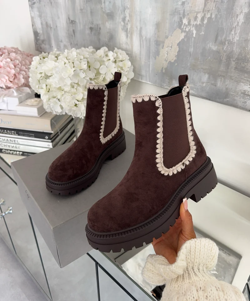Stiefeletten Mavi Braun