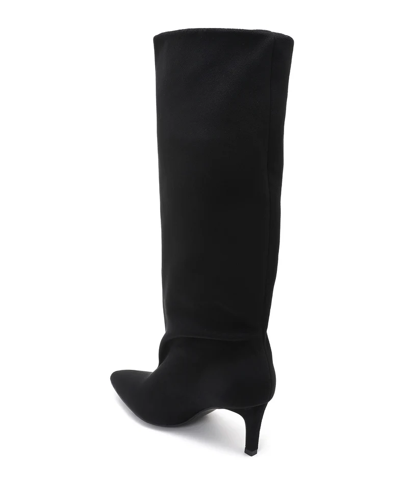 Stiletto Wildleder Stiefel Auri Schwarz