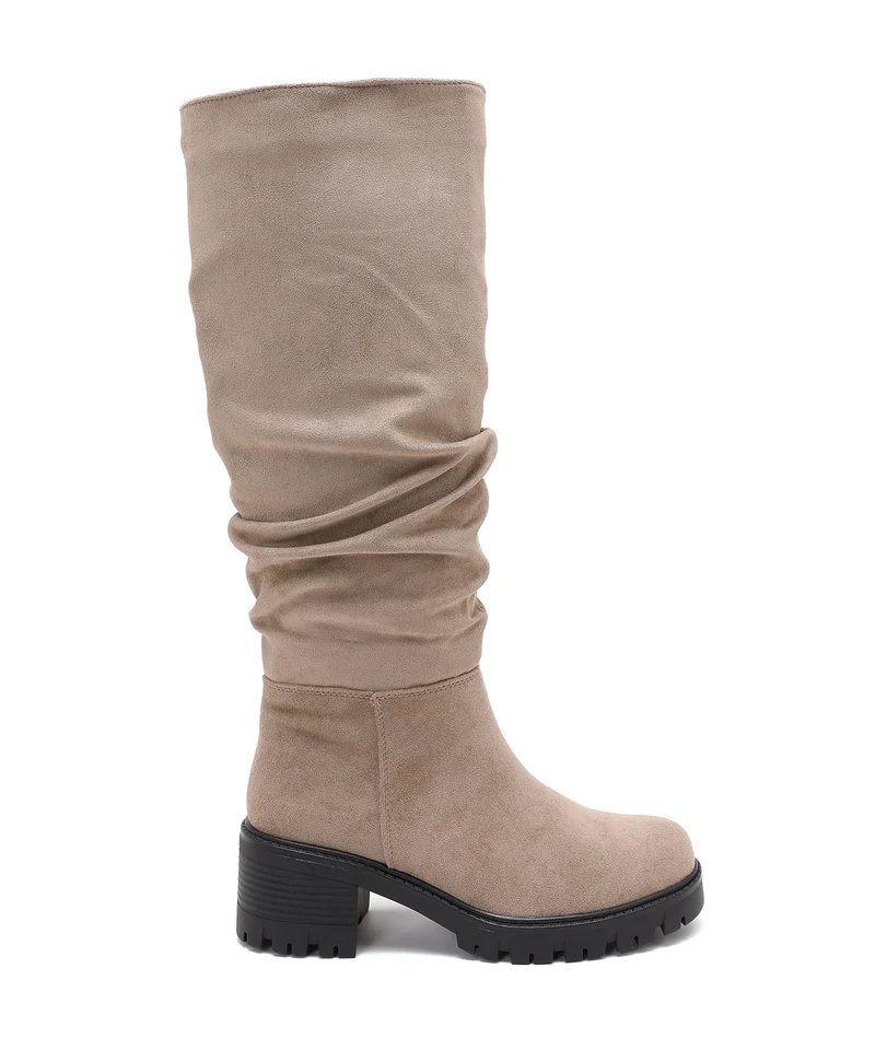 Wildleder Stiefel Fawn Beige