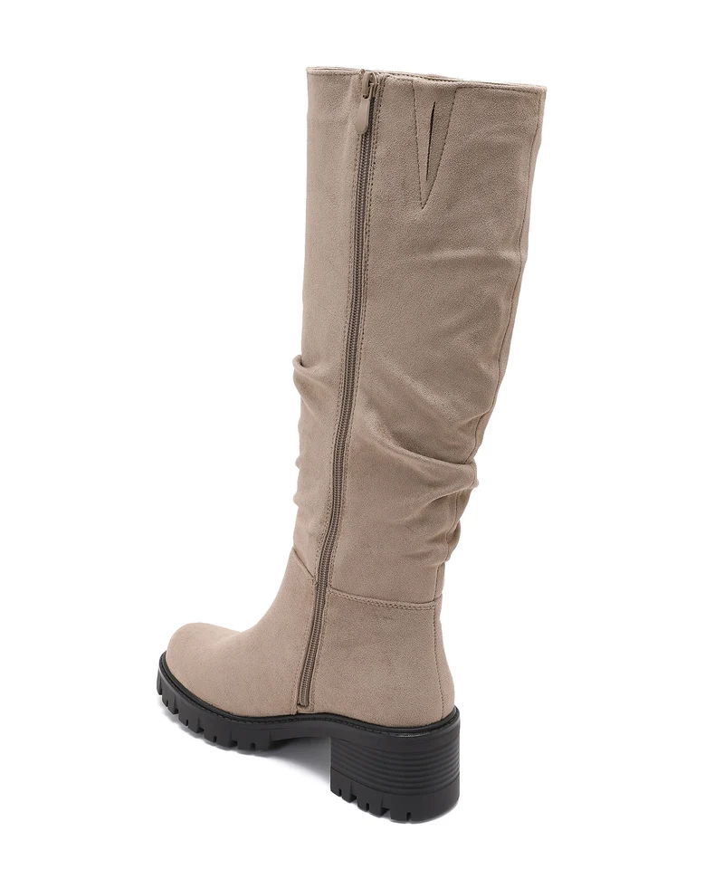Wildleder Stiefel Fawn Beige