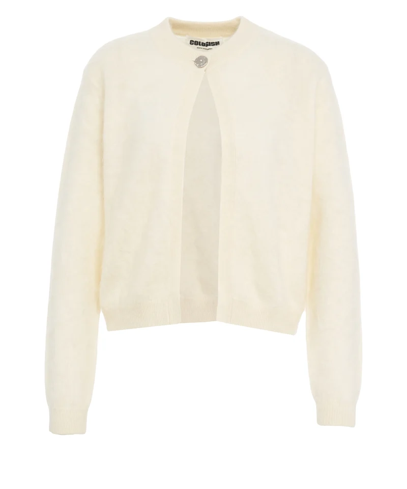 Cardigan in cashmere 'Brushed'
