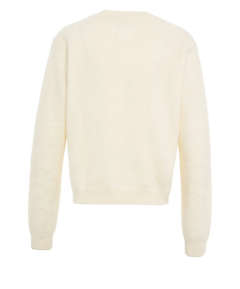 Cardigan in cashmere 'Brushed'