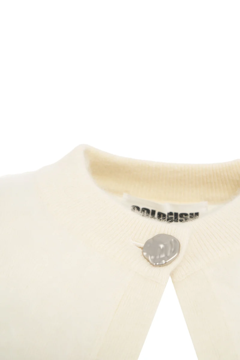 Cardigan in cashmere 'Brushed'