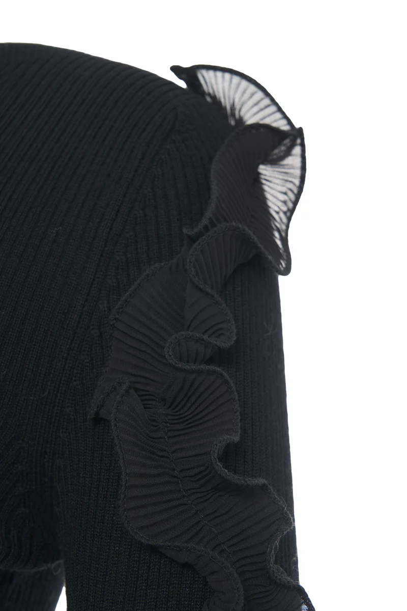 Maglione con dettagli con volant