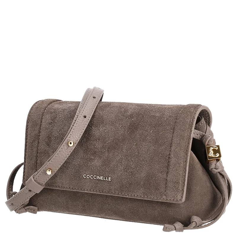 Coccinelle Thess Bimaterial - Bolso bandolera 21 cm (warm taupe)