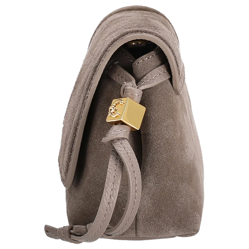 Coccinelle Thess Bimaterial - Bolso bandolera 21 cm (warm taupe)