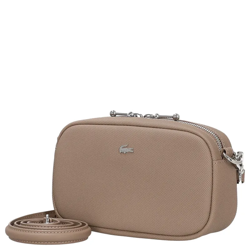 Lacoste Daily City - Bolso bandolera 20 cm (taupe)