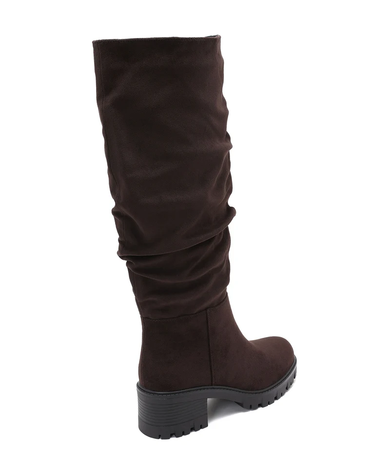 Wildleder Stiefel Fawn Braun