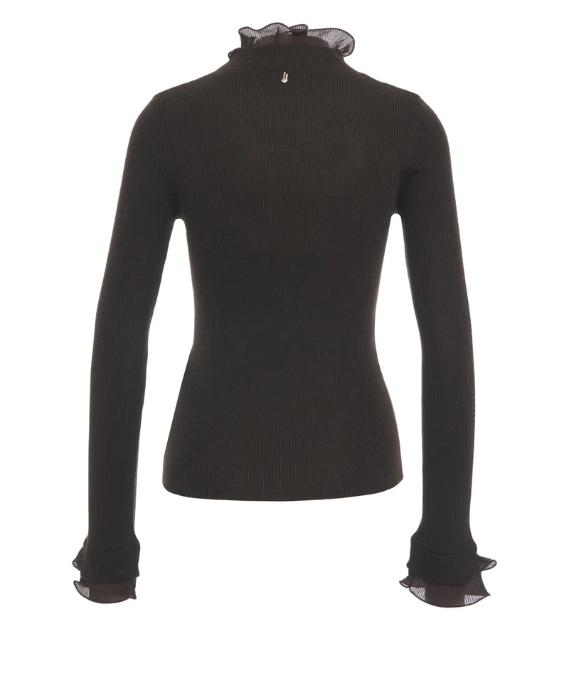 Maglione con ruches