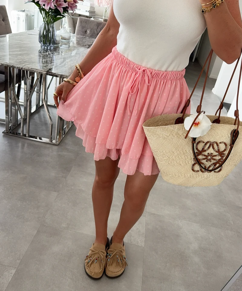 Hosenrock Parisa Punkte Rosa