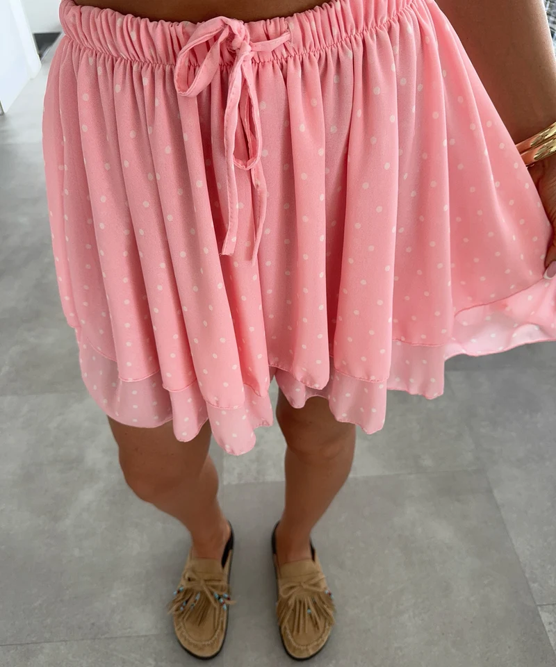 Hosenrock Parisa Punkte Rosa