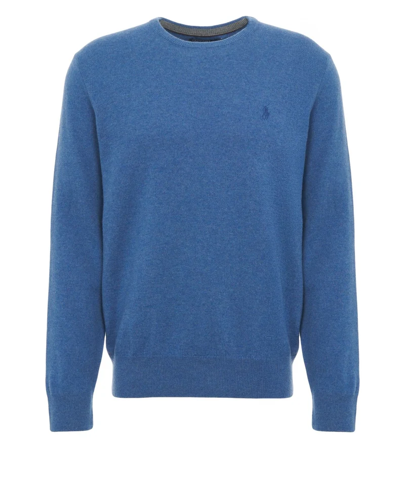 Maglione con logo ricamato
