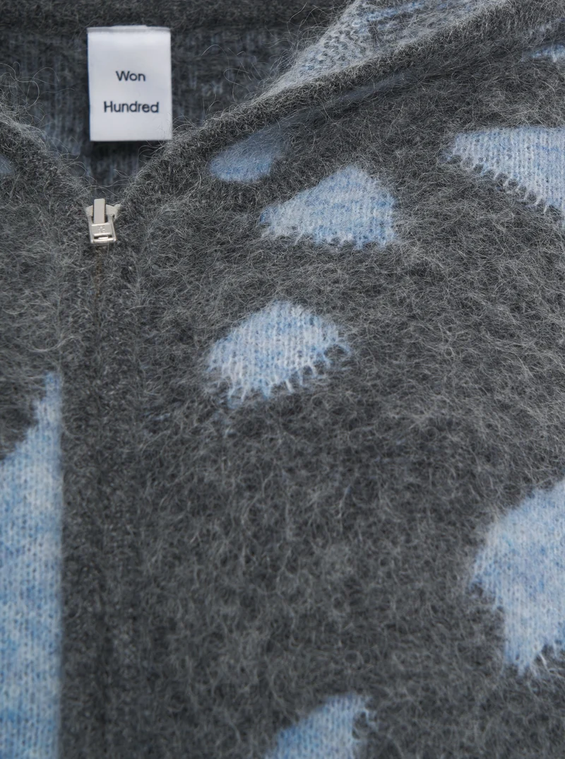 Cardigan con cappuccio 'Glasgow'