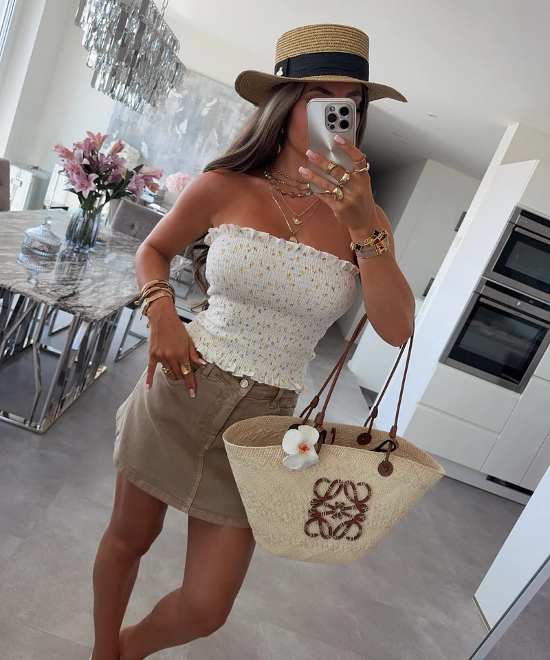 Bandeau Top Friedalina Gelb