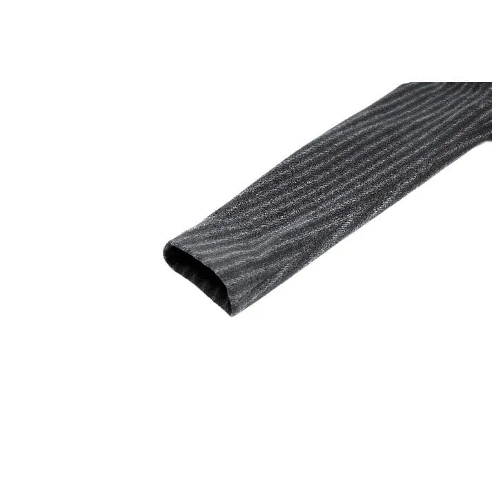 Gothic-Damenmantel mit Spinnweben-Revers, Nadelstreifen, einreihig, lang