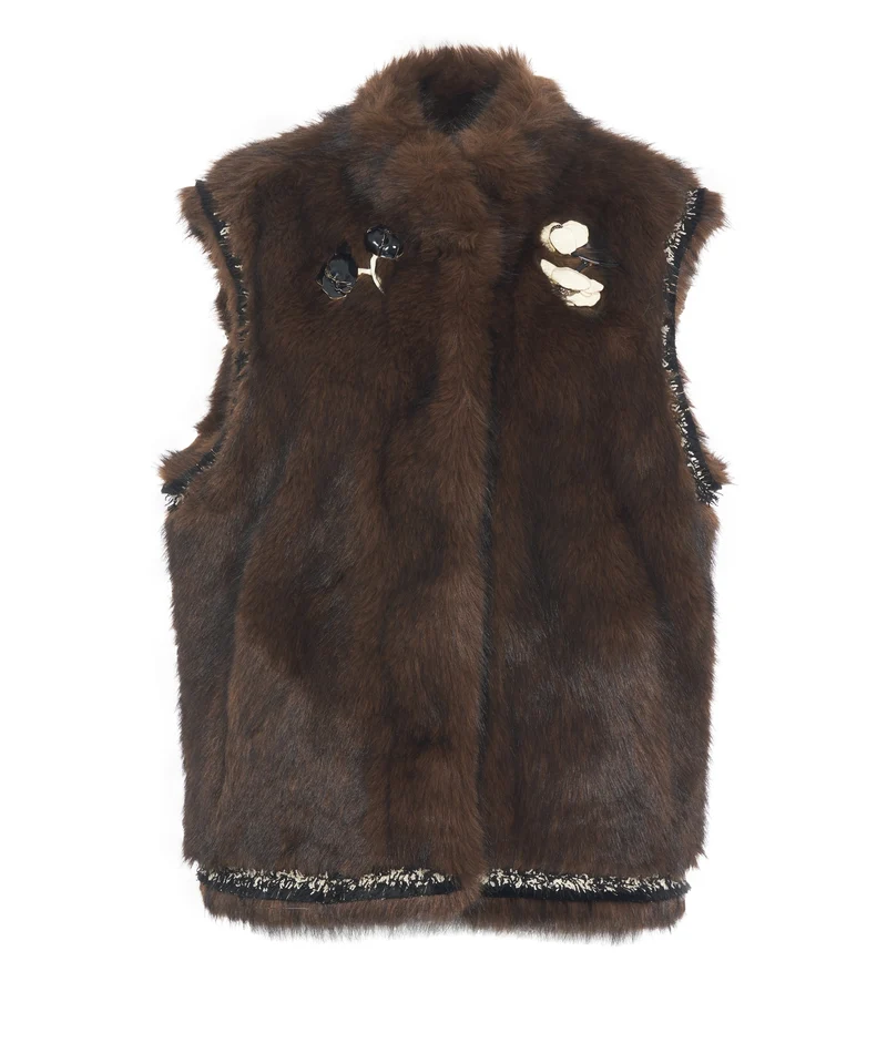 Gilet in ecopelliccia