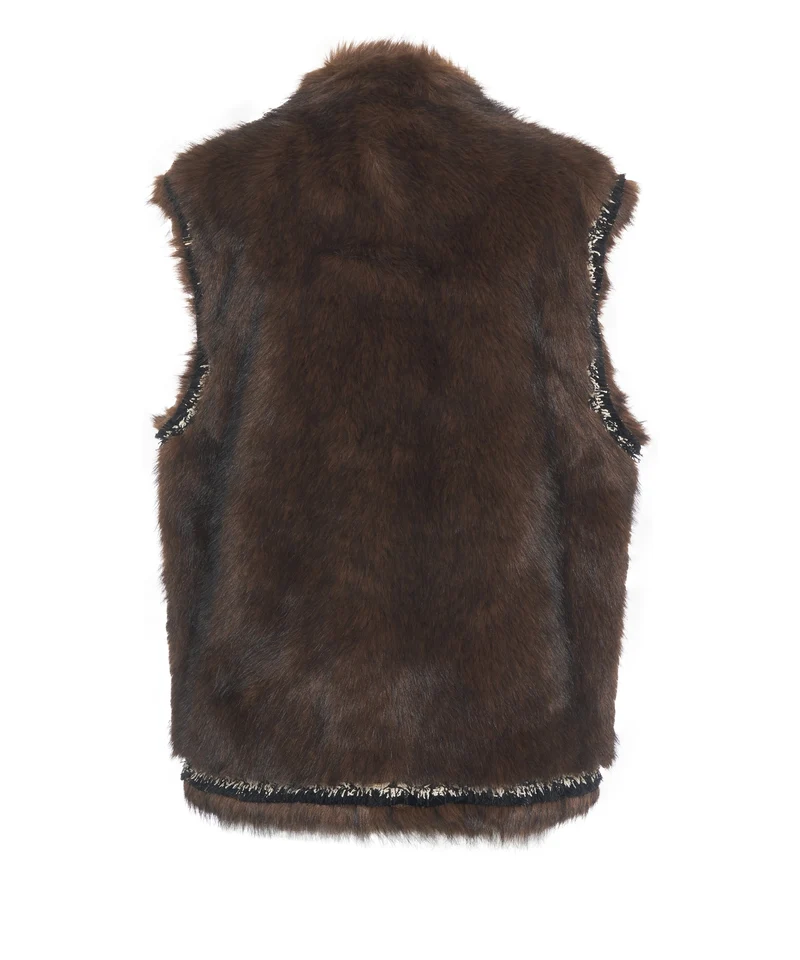 Gilet in ecopelliccia