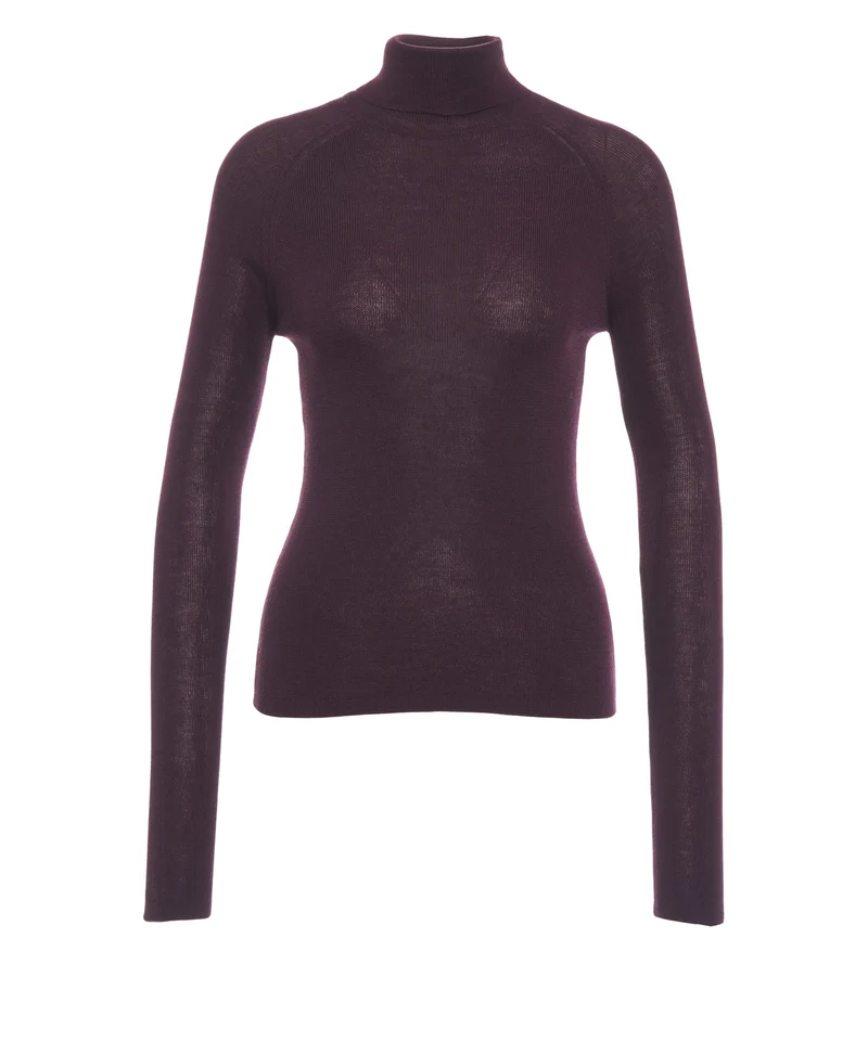 Maglione a collo alto in cashmere