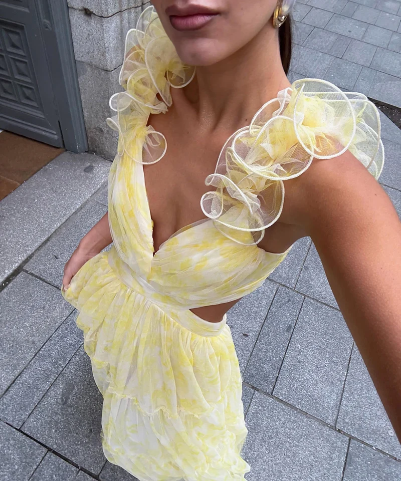 Kleid Alusia Gelb