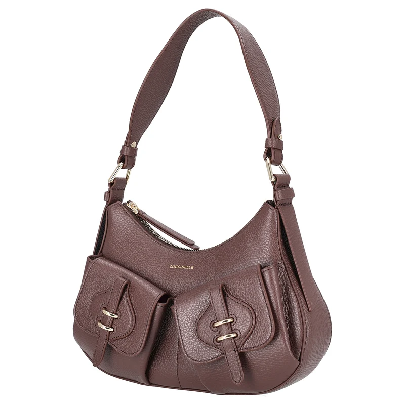 Coccinelle Mavery Pocket - Bolso de hombro 29 cm (berry)