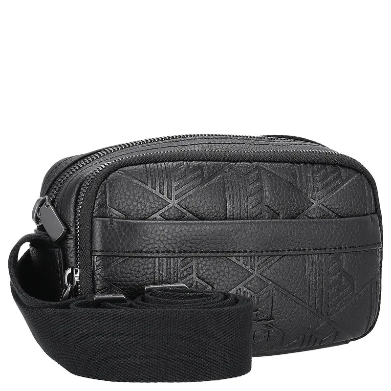 Lacoste Megagrain Camera Bag - Bolso bandolera 19 cm (noir)