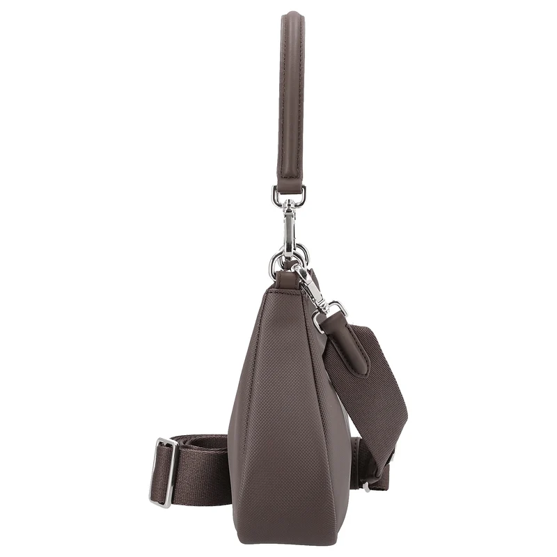 Lacoste Daily City - Bolso de hombro S 23 cm (dark brown)