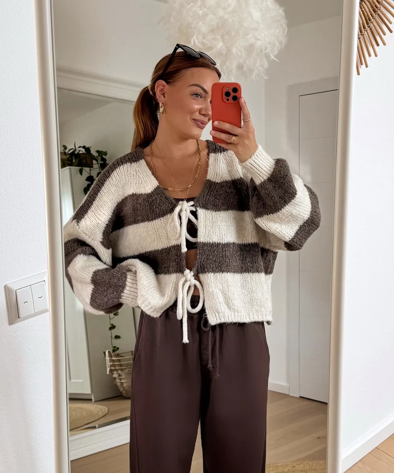 Balloon Jogging Hose Aila Hellbraun