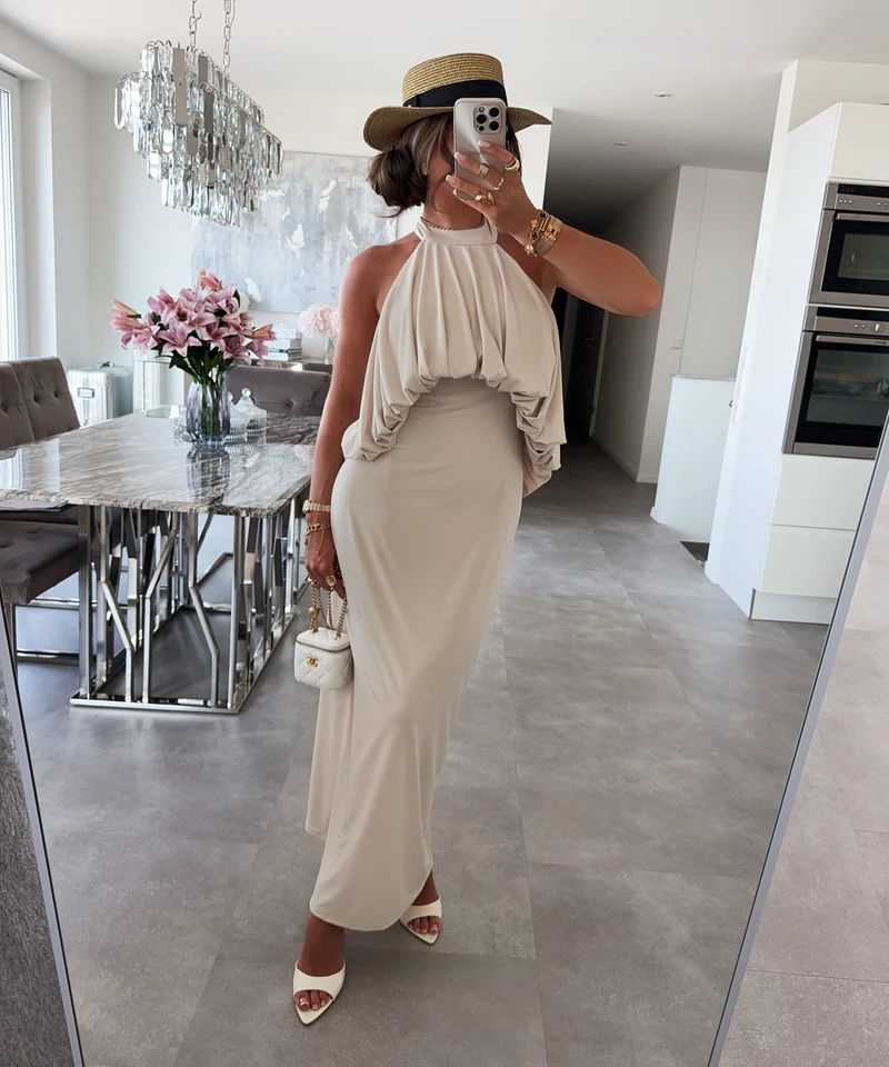 Maxi Kleid Ilenia Beige
