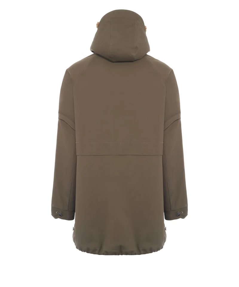 Parka con tasche a patta