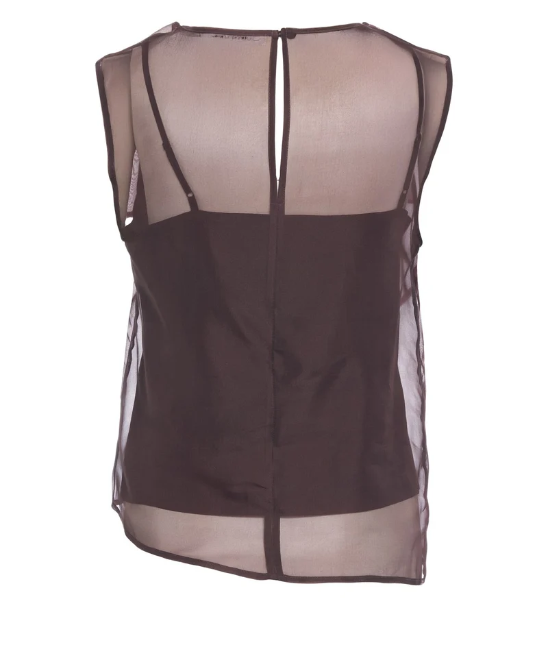 Blusa 'Bren' in seta