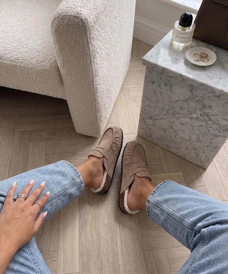 Fell Mules Leni Beige