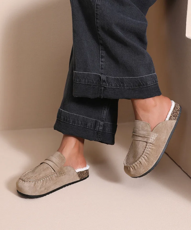 Fell Mules Leni Beige