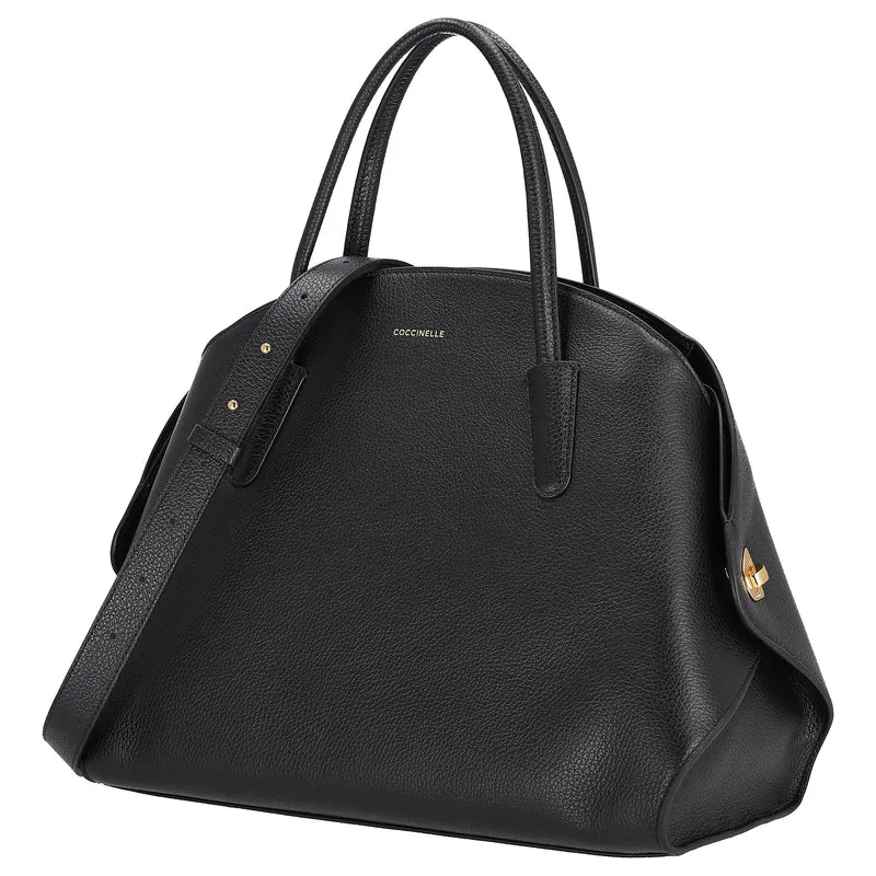 Coccinelle Tylde Soft - Bolso de mano 36 cm (noir)