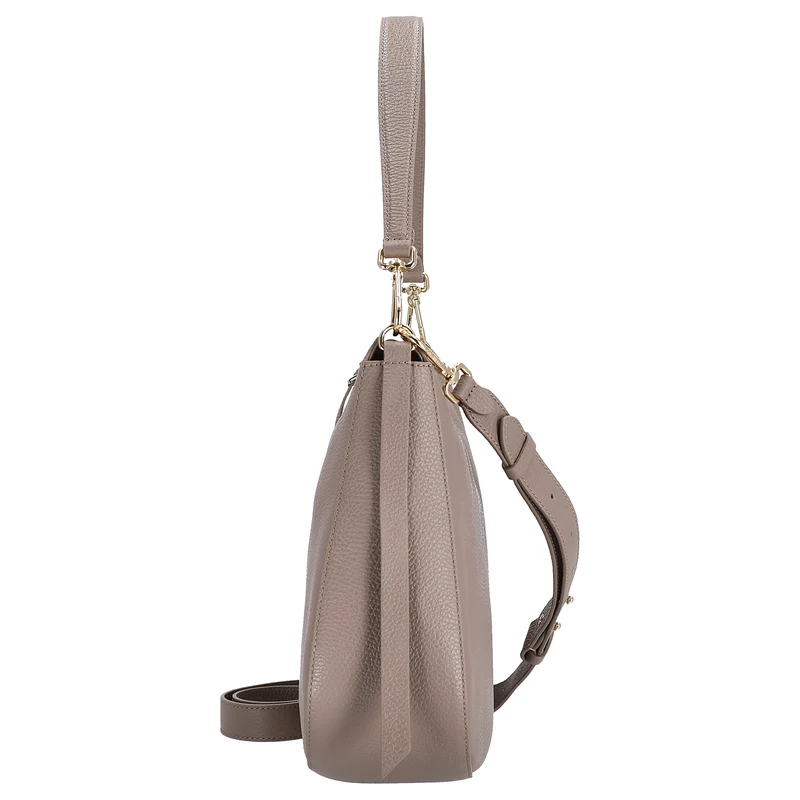 Coccinelle Nory - Bolso de hombro 36 cm (warm taupe)