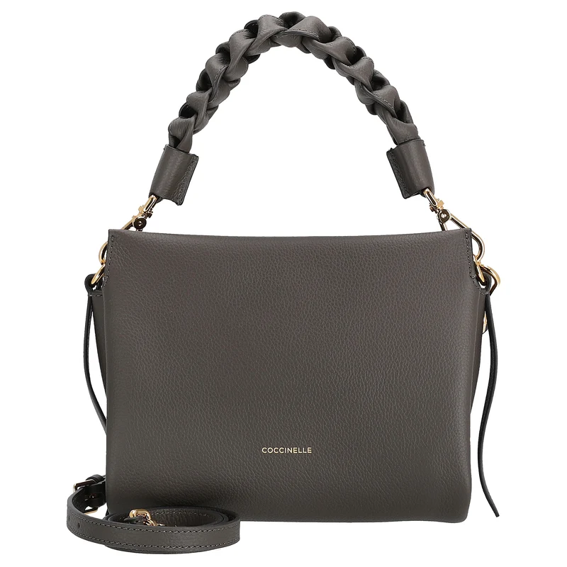 Coccinelle Boheme Grana Double - Bolso de mano S 23 cm (fango/honey)