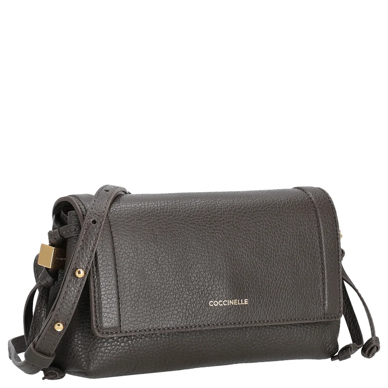 Coccinelle Thess - Bolso bandolera 21 cm (fango)