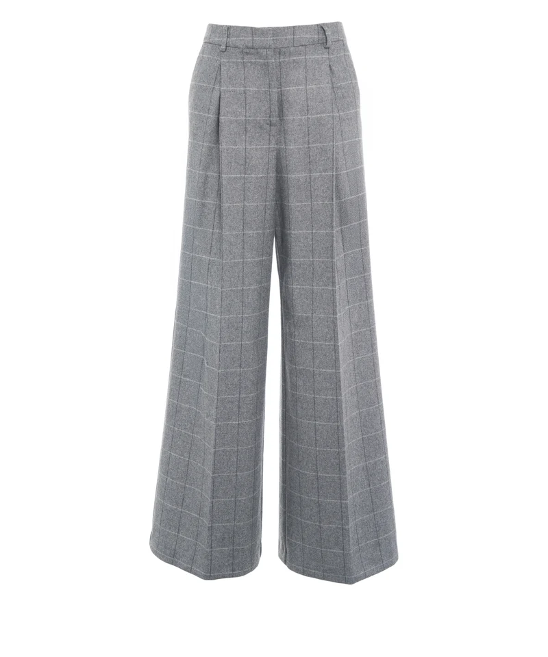 Pantaloni con motivo a quadri